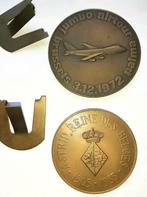 Fisch bronzen medailles met standaard (ongeveer 10/10cm), Ophalen of Verzenden, Overige soorten, Kunstobject