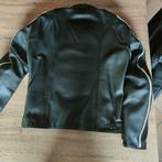 Zwarte leren motorjas, Motoren, Ophalen of Verzenden
