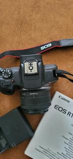 Canon EOS R100 Zwart + RF-S 18-45 IS STM, lader, lowepro tas, Audio, Tv en Foto, Ophalen of Verzenden, Zo goed als nieuw, Spiegelreflex