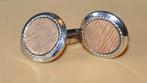 paire de bouton de manchette (bmx2008), Ophalen of Verzenden, Gebruikt, Zilver, Verguld