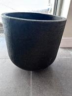Bloem - planten pot grijs, Tuin en Terras, Bloempotten, Ophalen, Gebruikt, Aardewerk