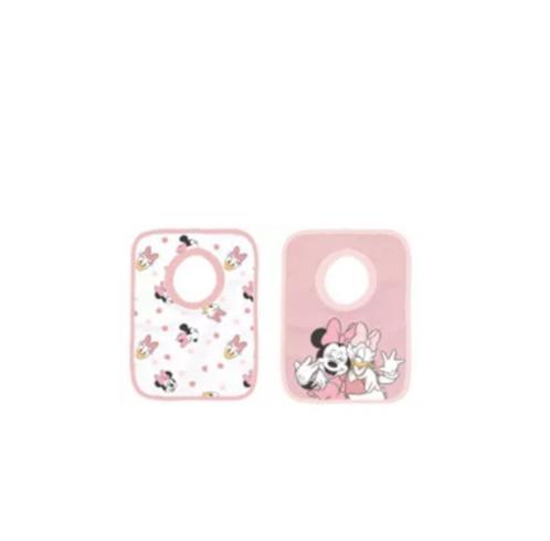 2 Minnie Mouse Slabbetjes - Disney Daisy Duck, Enfants & Bébés, Aliments pour bébé & Accessoires, Neuf, Enlèvement ou Envoi