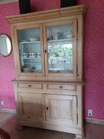 Hoge antieke buffet kast. Blankhout. Datering 1920. 650€, Enlèvement