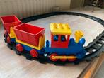 Duplo trein: 1 locomotief met machinist en 3 wagonnetjes, Kinderen en Baby's, Speelgoed | Duplo en Lego, Ophalen, Zo goed als nieuw