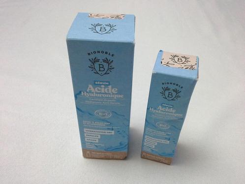 Sérum acide hyaluronique bio Bionoble - 2 flacons neufs, Handtassen en Accessoires, Uiterlijk | Gezichtsverzorging, Nieuw, Verzorging