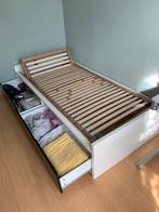 Lit enfant, Ophalen, 100 cm, Eenpersoons, Wit