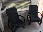 Twee zwarte zetels zitten zeer comfortabel samen 55euro!, Tuin en Terras, Ophalen of Verzenden, Zo goed als nieuw