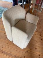 Fauteuil beige, Huis en Inrichting, Ophalen, Zo goed als nieuw, Stof