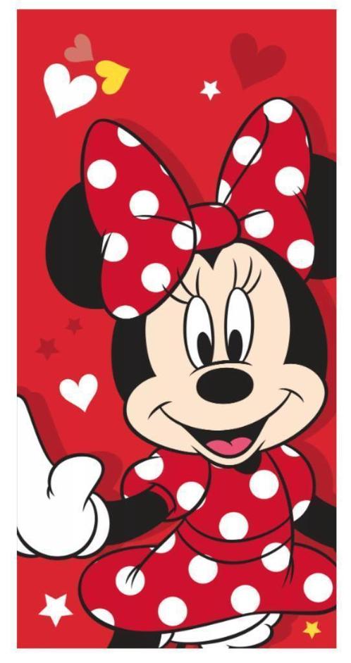 Minnie Mouse Badlaken / Strandlaken Rood - Disney, Kinderen en Baby's, Kinderkleding | Kinder-zwemkleding, Nieuw, Overig, Meisje