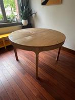 Ronde, uitschuifbare houten eettafel, Ophalen, Gebruikt, Rond, Hout
