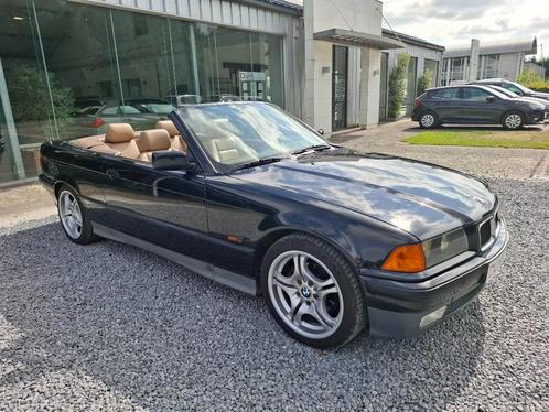 BMW 320i CABRIOLET + HARD TOP, Auto's, BMW, Bedrijf, 3 Reeks, Benzine, Euro 3, Cabriolet, 2 deurs, Handgeschakeld, Zwart, Beige