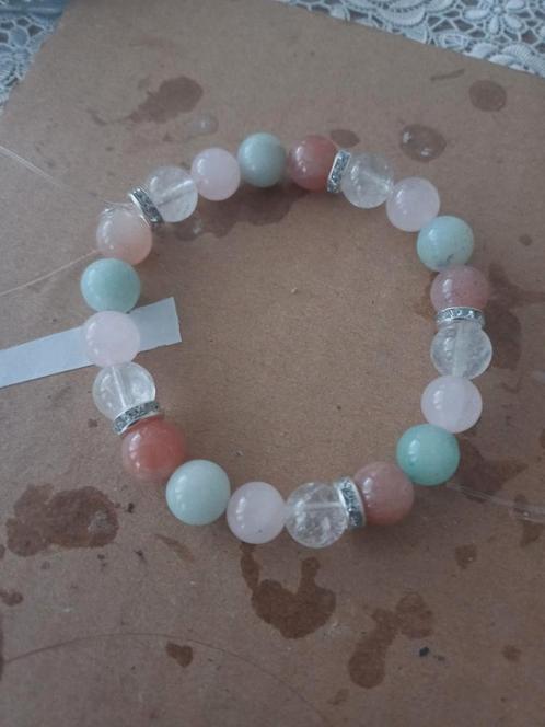 Bracelet joie de vivre, Handtassen en Accessoires, Armbanden, Nieuw, Roze, Ophalen of Verzenden