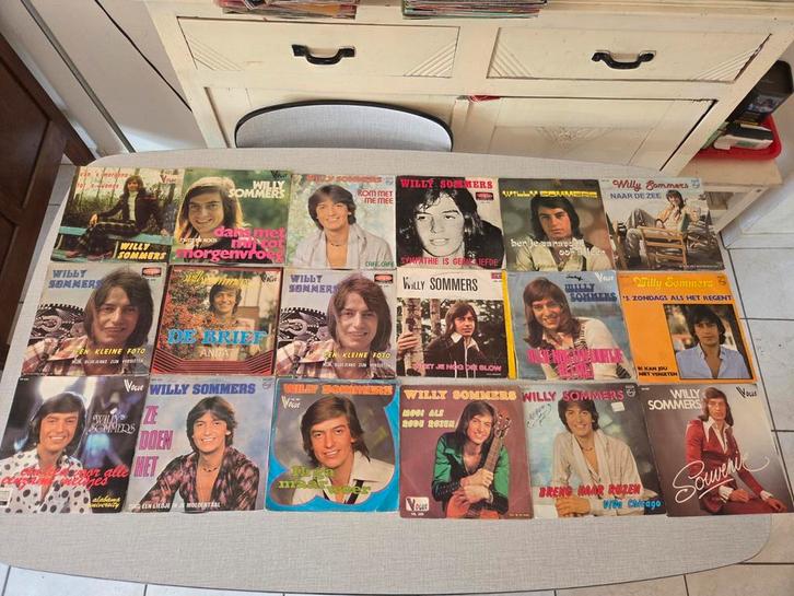 18 singels van Willy Sommers, pakketprijs mogelijk, Cd's en Dvd's, Vinyl Singles, Zo goed als nieuw, Single, Nederlandstalig, Ophalen of Verzenden