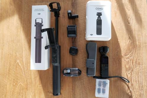 Dji Osmo Pocket 1 + Perche Dji + Accesoires Dji, TV, Hi-fi & Vidéo, Caméras action, Comme neuf, Autres marques, Enlèvement