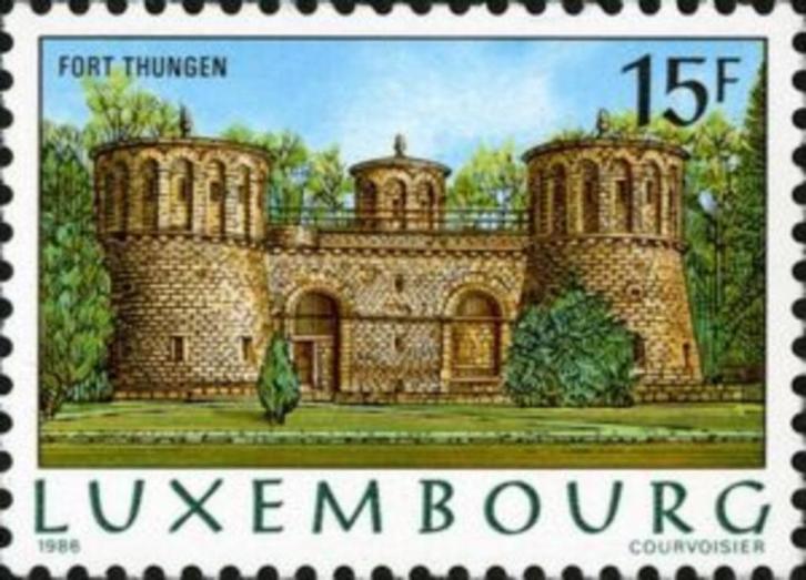 Y&T 1103/1105 Michel 1153/1155 Forten burchten postfris XXX, Postzegels en Munten, Postzegels | Europa | Overig, Postfris, Luxemburg