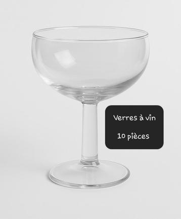 Verres à vin, à champagne et flûtes  beschikbaar voor biedingen