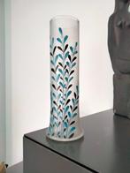 Art Nouveau Deco vaas glas beschilderd, Antiek en Kunst, Ophalen of Verzenden