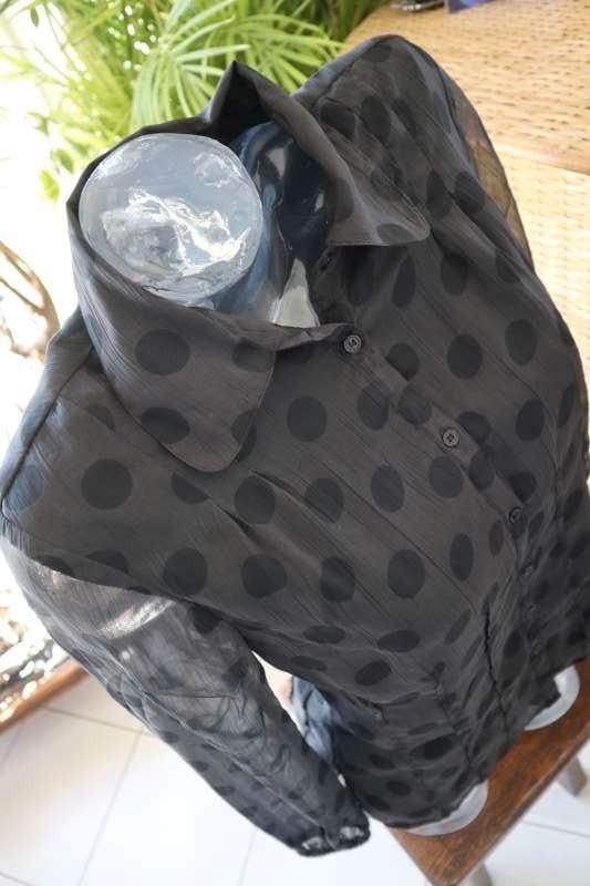 feestelijk zwarte blouse, Vêtements | Femmes, Blouses & Tuniques, Comme neuf, Taille 38/40 (M), Noir, Enlèvement ou Envoi