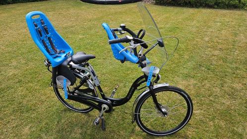 Sparta moederfiets / mamafiets met kinderstoeltjes, Fietsen en Brommers, Fietsen | Dames | Moederfietsen, Gebruikt, Sparta, 47 tot 50 cm