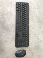 QWERTY Toetsenbord + Muis Wireless USB Logitech, Informatique & Logiciels, Logitech, Comme neuf, Enlèvement, Qwerty