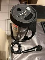 Draadloze speaker met microfoon en led lichteffecten, Audio, Tv en Foto, Luidsprekerboxen, Ophalen of Verzenden, Zo goed als nieuw
