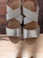 open schoenen merk Gabor kleur zilver maat 36, Gabor, Ophalen of Verzenden, Zo goed als nieuw