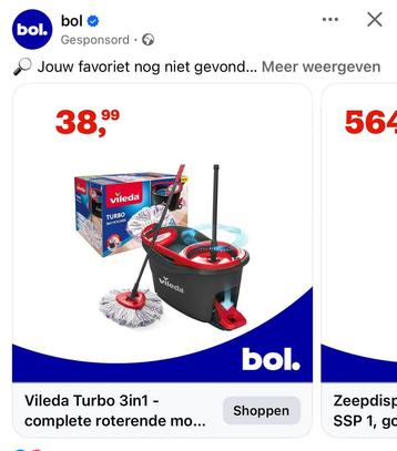 Vileda Mopset beschikbaar voor biedingen