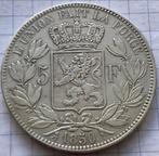 Zilver 5fr 1850 , DUBBELE 0-West , ZELDZAAM, Ophalen of Verzenden, Zilver