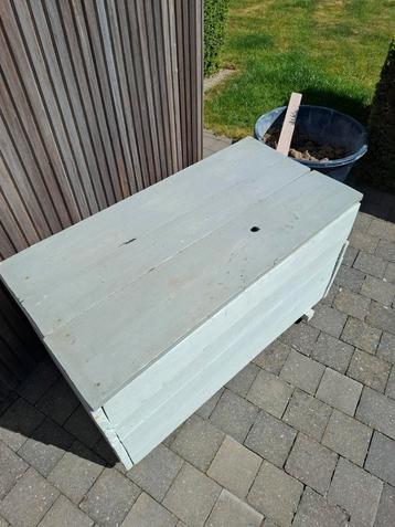 Houten kist, Ophalen, Gebruikt