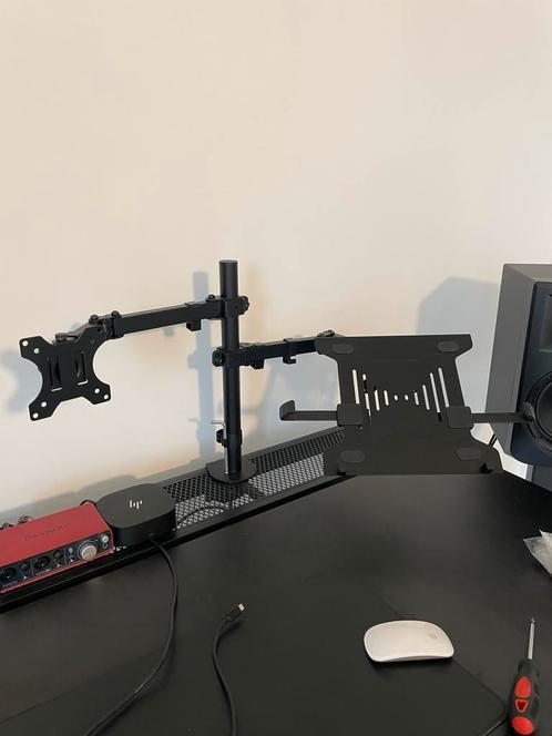 Neomounts FPMA-D550NOTEBOOK, Computers en Software, Monitoren, Zo goed als nieuw, In hoogte verstelbaar, Ophalen of Verzenden