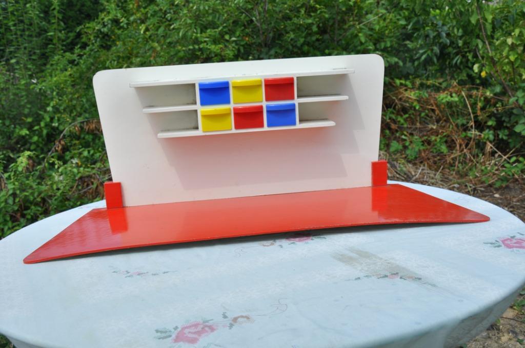 §  ancien jouet magasin bois peint avec tiroir coloré, Enlèvement ou Envoi