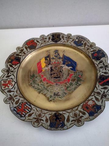 Koperen bord 1914 Belgie/Belgisch Congo, Envoi