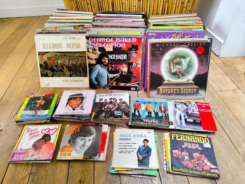 Lot van +-300 33t en +-140 45t vinyl alle genres, pop, rock, Cd's en Dvd's, Vinyl | Pop, Gebruikt, 1980 tot 2000, 12 inch, Ophalen