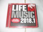 2 CD S - STUDIO BRUSSEL - LIFE IS MUSIC - 2018 . 1, Cd's en Dvd's, Ophalen of Verzenden, Zo goed als nieuw, Pop