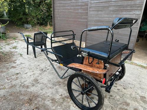 Sulky/koets voor pony (A-B en C maat), Dieren en Toebehoren, Rijtuigen en Koetsen, Gebruikt, Sulky, Pony
