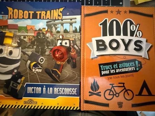 Robottreinen, Victor komt te hulp + 100% JONGENS, trucs en a, Boeken, Kinderboeken | Jeugd | 10 tot 12 jaar, Nieuw, Ophalen