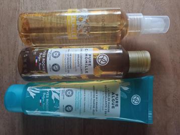 3 FLACONS YVES ROCHER OLIE & GEL MICELLAIR DEMAKEUP beschikbaar voor biedingen