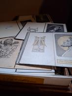 900 Oude  Bidprenten met zwarte rand 1950-60 Oost Vlaanderen, Verzamelen, Bidprentjes en Rouwkaarten, Ophalen of Verzenden