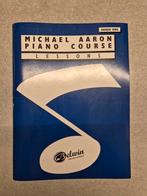 Cours de piano Michael Aaron, première année, Livres, Enlèvement ou Envoi