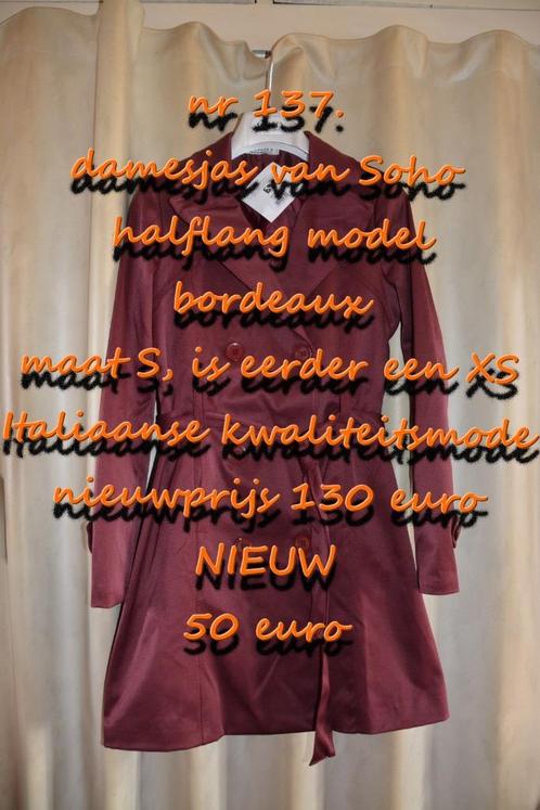 137. Damesjas van Soho , NIEUW , verzending inbegrepen, Kleding | Dames, Jassen | Zomer, Nieuw, Maat 36 (S), Rood, Verzenden