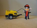 Playmobil werkman met drilboor, Kinderen en Baby's, Speelgoed | Playmobil, Ophalen of Verzenden, Zo goed als nieuw, Complete set