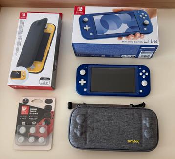 Nintendo Switch Lite – Blauw Bundel (Nieuw Staat) beschikbaar voor biedingen