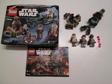 Lego Star Wars nr. 75164 met de4 juiste minifiguren en bouwb beschikbaar voor biedingen