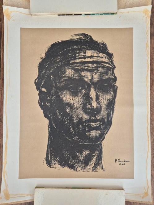 Pierre Paulus — Lithografie, Antiek en Kunst, Kunst | Litho's en Zeefdrukken, Ophalen of Verzenden