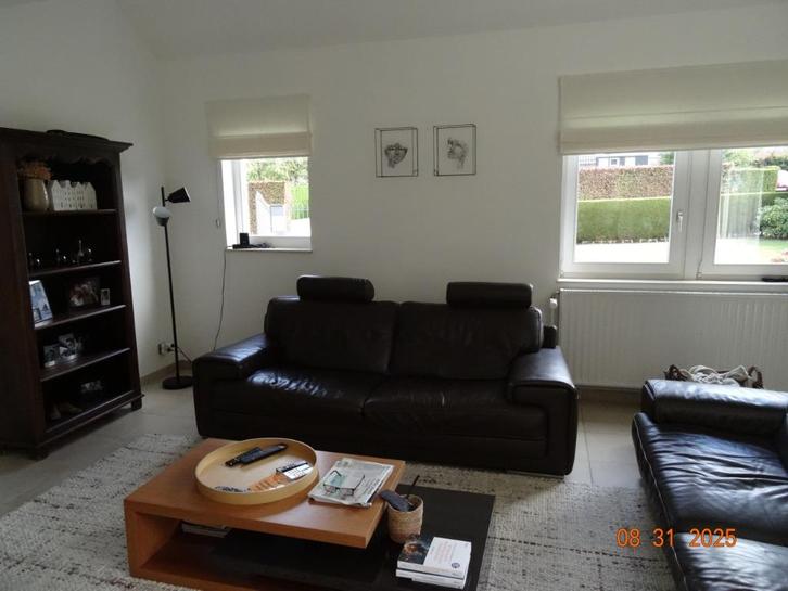 Natuzzi-lounge, Huis en Inrichting, Zetels | Complete zithoeken, Zo goed als nieuw, Leer, Ophalen