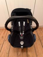 Maxi Cosi met zonnenhoes zwart en verkleinkussentje, Ophalen, Zo goed als nieuw