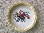 Retro plateau dienblad Royal British melamine rond bloemen, Enlèvement ou Envoi