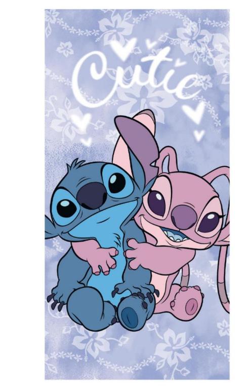 Stitch en Angel Badlaken - Sneldrogend - Disney, Kinderen en Baby's, Kinderkleding | Kinder-zwemkleding, Nieuw, Zwem-accessoire