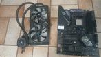 Gaming Pc Moederbord +CPU+Water Cooler, DDR4, Enlèvement, Utilisé, Socket AM4