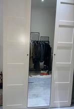 Witte Ikea kleerkast met spiegel, Huis en Inrichting, Ophalen, Overige materialen, 200 cm of meer, 150 tot 200 cm